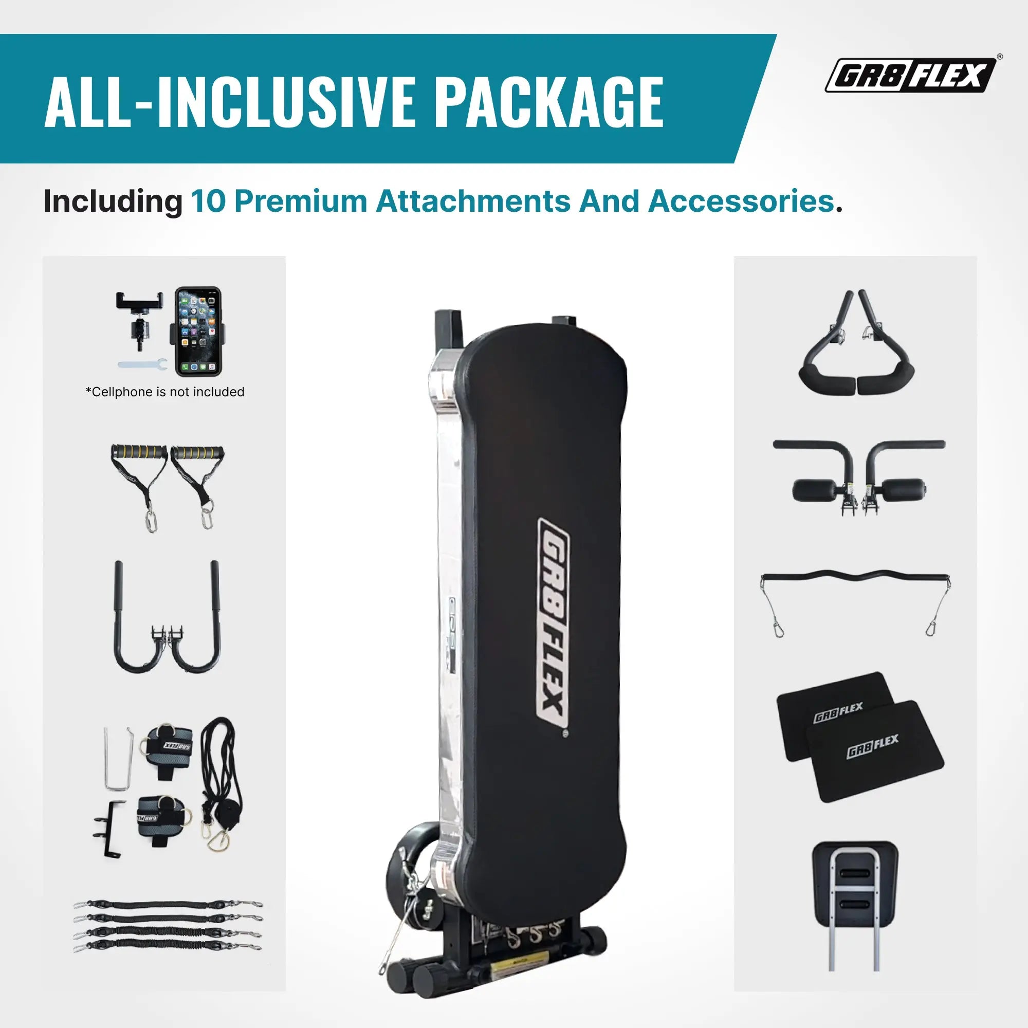 (SALE) GR8FLEX Total Performance Gym - Carbon Fibre Black (All Inclusive Special Edition : Storage Box included) GR8FLEX USA
