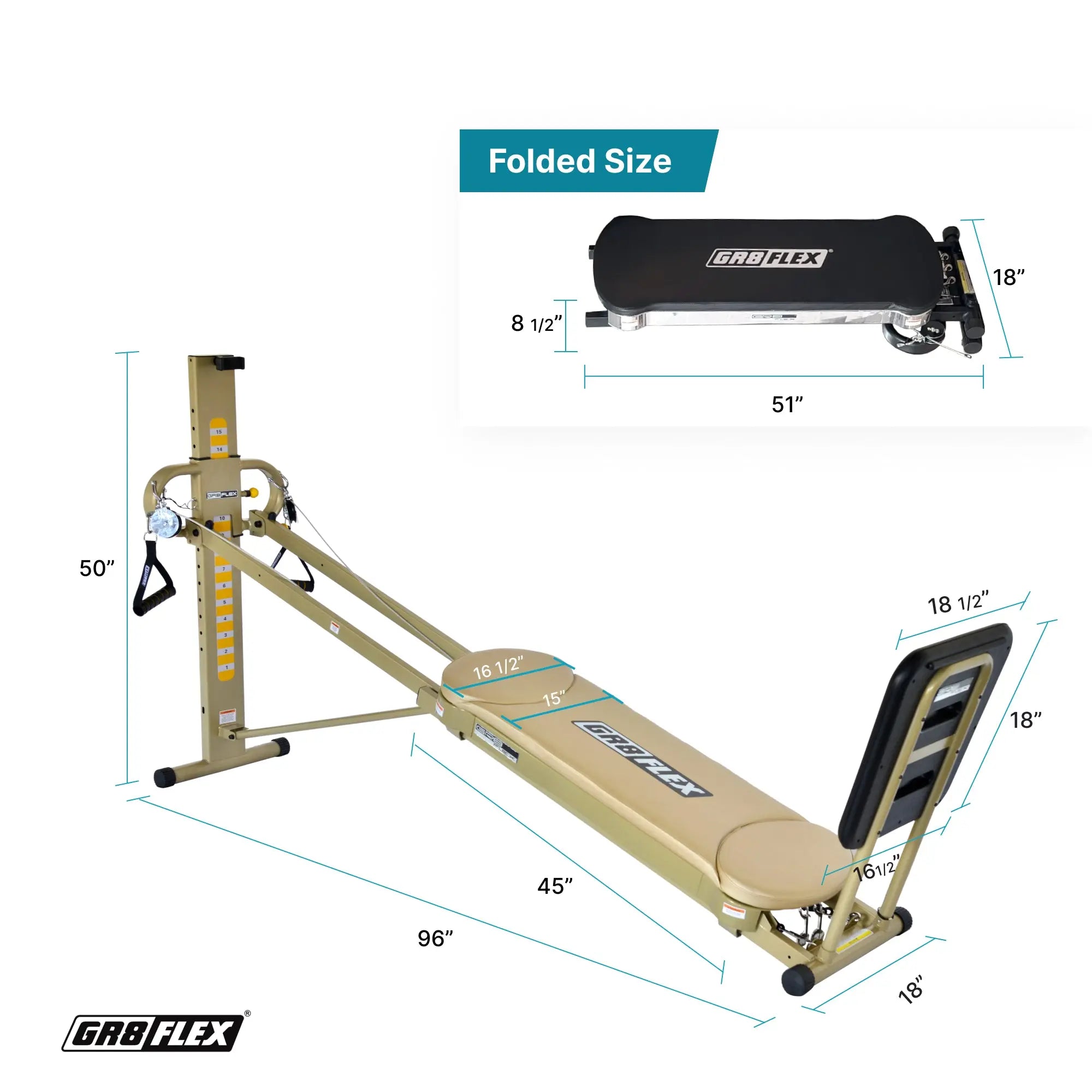 [SALE] GR8FLEX Total Performance Gym - Golden (Final Sale) GR8FLEX USA