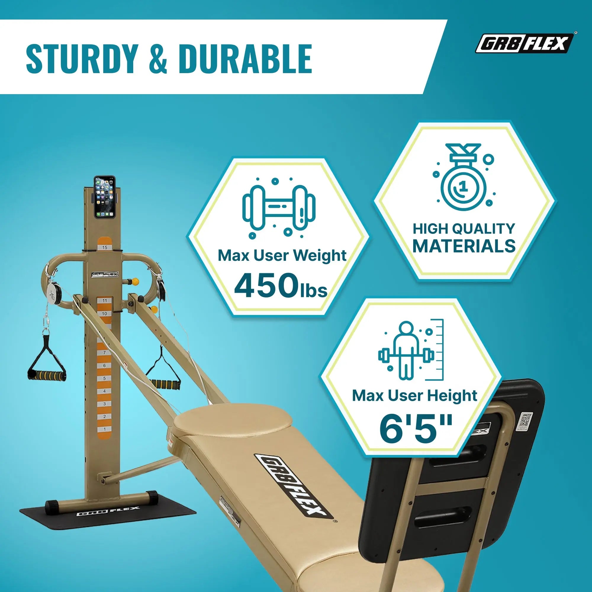 [SALE] GR8FLEX Total Performance Gym - Golden (Final Sale) GR8FLEX USA