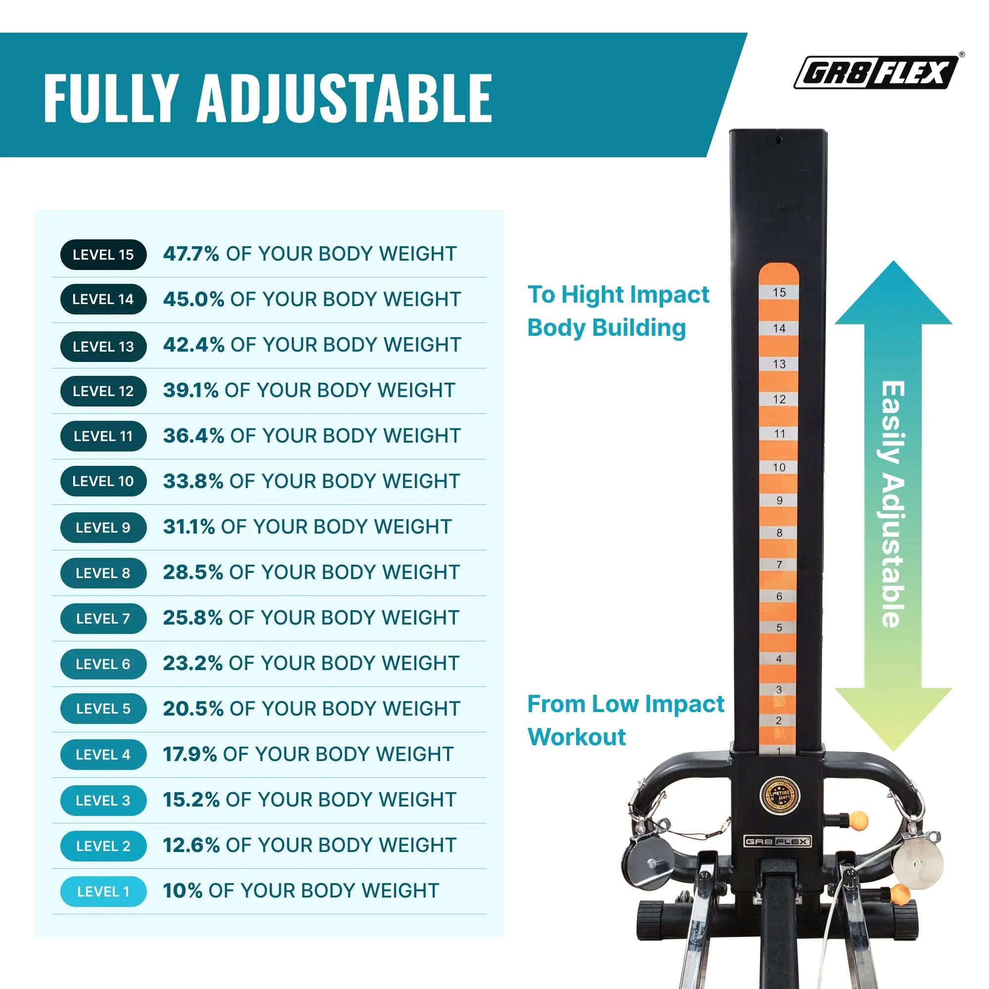 (SALE) GR8FLEX Total Performance Gym - Carbon Fibre Black (All Inclusive Special Edition : Storage Box included) GR8FLEX USA